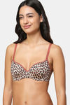 Triumph Padded Wired Medium Coverage T-Shirt Bra - Brown - Light Combination — thumbnail 2